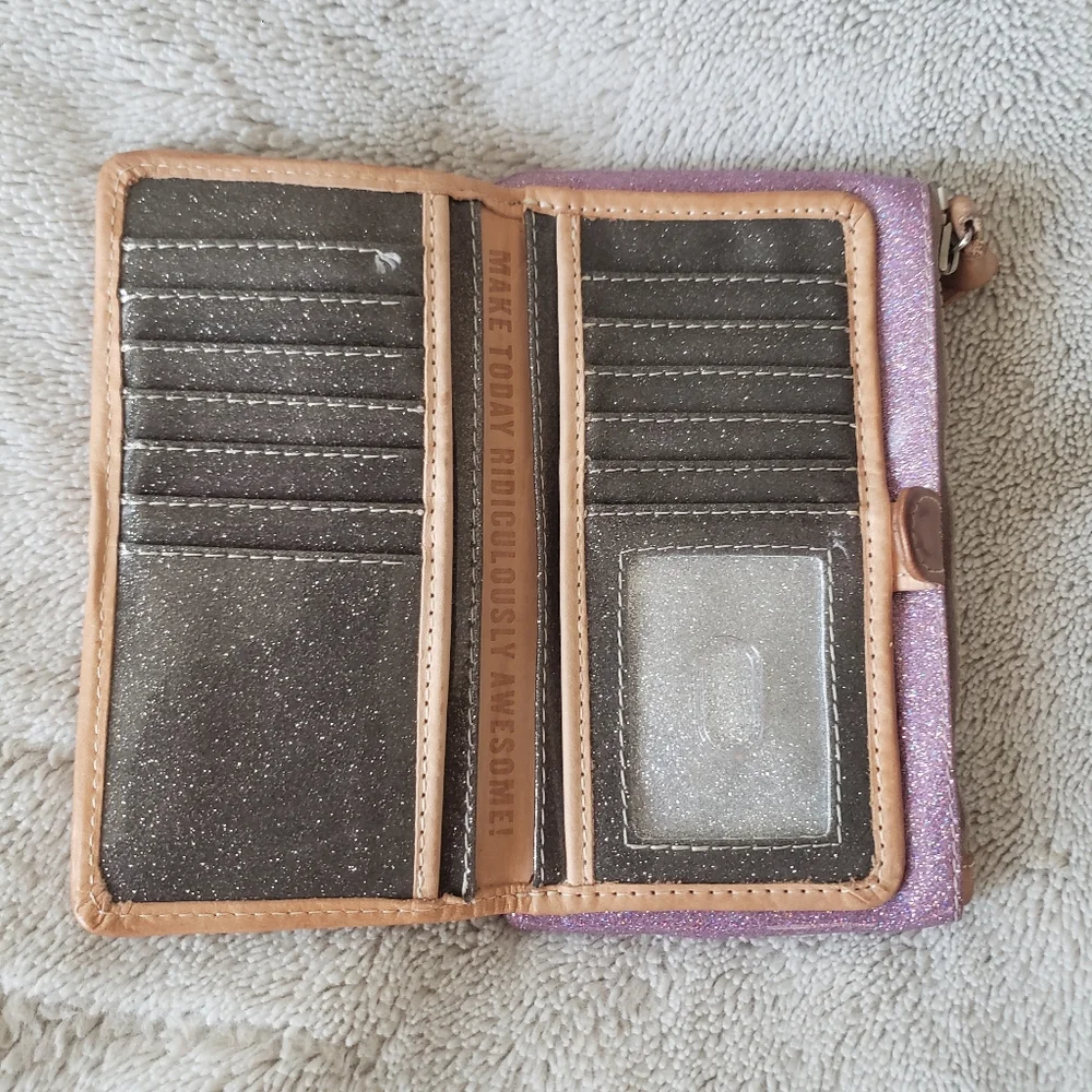Consuela Purple Glitter Wallet - Picture 5 of 12